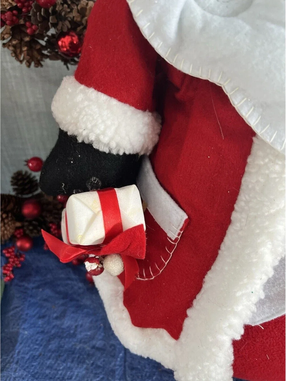 Vintage  Standing  Santa Claus 27” Christmas Decor
